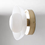 Load image into Gallery viewer, Elorina Sconce Wall Light - Textured Metal or Glass Shade
