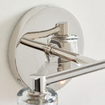 Load image into Gallery viewer, Glavira Recycled Glass Double Sconce - Indoor Brass Wall Lighting
