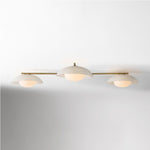 Load image into Gallery viewer, Elorina 3-Light Flush Mount Glass/Metal Ceiling Light - A Stylish Fixture for Modern Spaces
