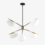 Charger l'image dans le visualiseur de la galerie, Lampe suspendue Brimush Globe aplati – Forme architecturale minimaliste