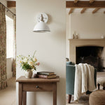 Load image into Gallery viewer, Conique Metal  Wall Sconce - White Metal Shade - Industrial Modern Lighting
