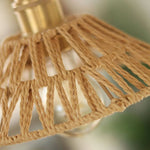 Cargar imagen en el visor de la Galería, Close detail of rattan shade weave