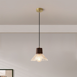 Load image into Gallery viewer, Nordic Hemp Rope Glass Pendant Light