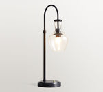 Load image into Gallery viewer, Lawson Recycled Glass Table Lamp with USB - Brass and Bronze Modern Design
