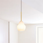 Load image into Gallery viewer, Rivrona Ribbed Pendant – Modern Ribbed Glass Light with Metal Finish
