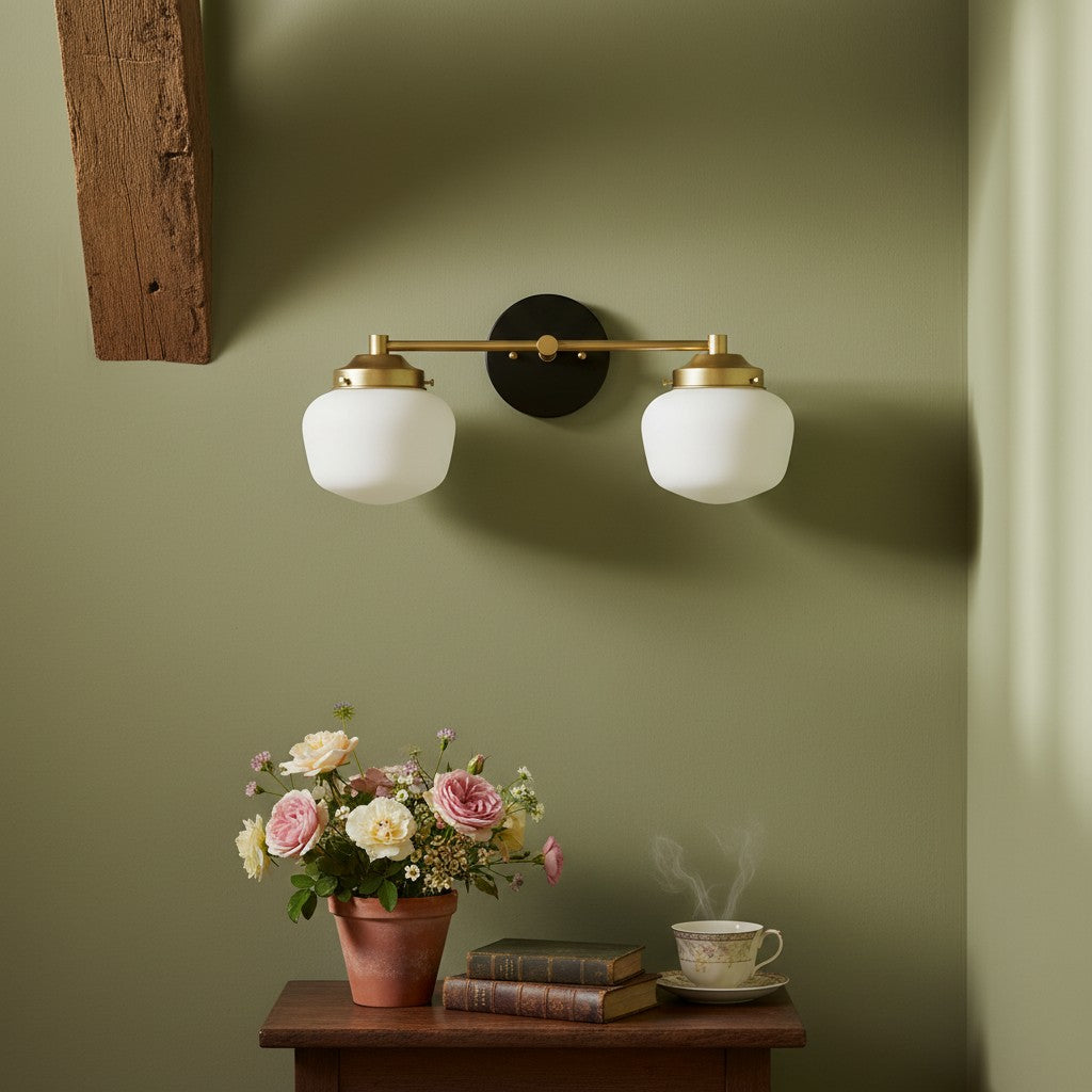 Opalume Multi-head Contemporary Wall Lamp for Mirror & Hallway