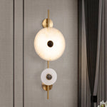 Bild in die Galerieansicht laden, Alabaster Eclipse Wandleuchte