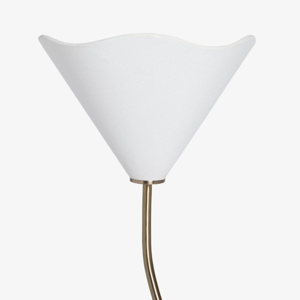 Kysara Floor Lamp - Dual-Stem Floral Design are Suitable for Placement in the Living Room or Bedroom or Study