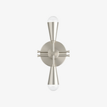 Load image into Gallery viewer, Pyralis Cone Art Deco Brass Sconce - Industrial Vanity Light
