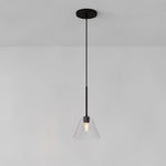Load image into Gallery viewer, Conica Glass Cone Pendant Lamp – Modern Style Light for Any Room
