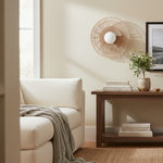 Załaduj obraz do przeglądarki galerii, Florevian Pleciony Kinkiet Ścienny – Dwupoziomowy Kinkiet z Juty do Salonu lub Sypialni