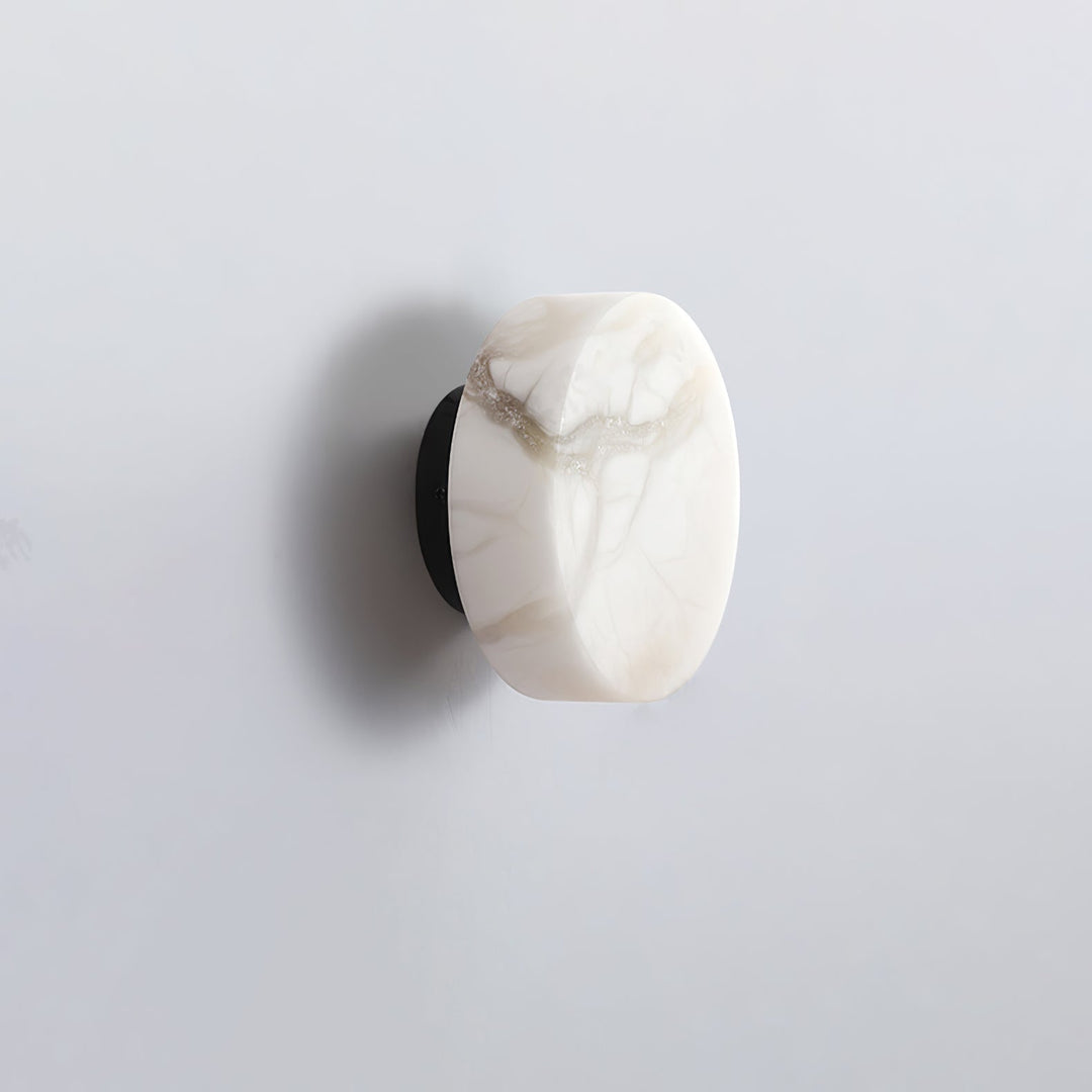 Zylindrische Alabaster Wandleuchte