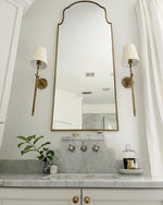 Load image into Gallery viewer, Averin Sleek Minimalist Fabric Wall Sconce for Bedroom &amp; Living Spaces
