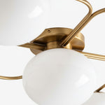 Cargar imagen en el visor de la galería, Lámpara de techo moderna Brimush con múltiples globos y luz suave difusa para entrada o sala de estar