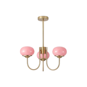 Candelabro Moderno Marshmallow de Vidrio