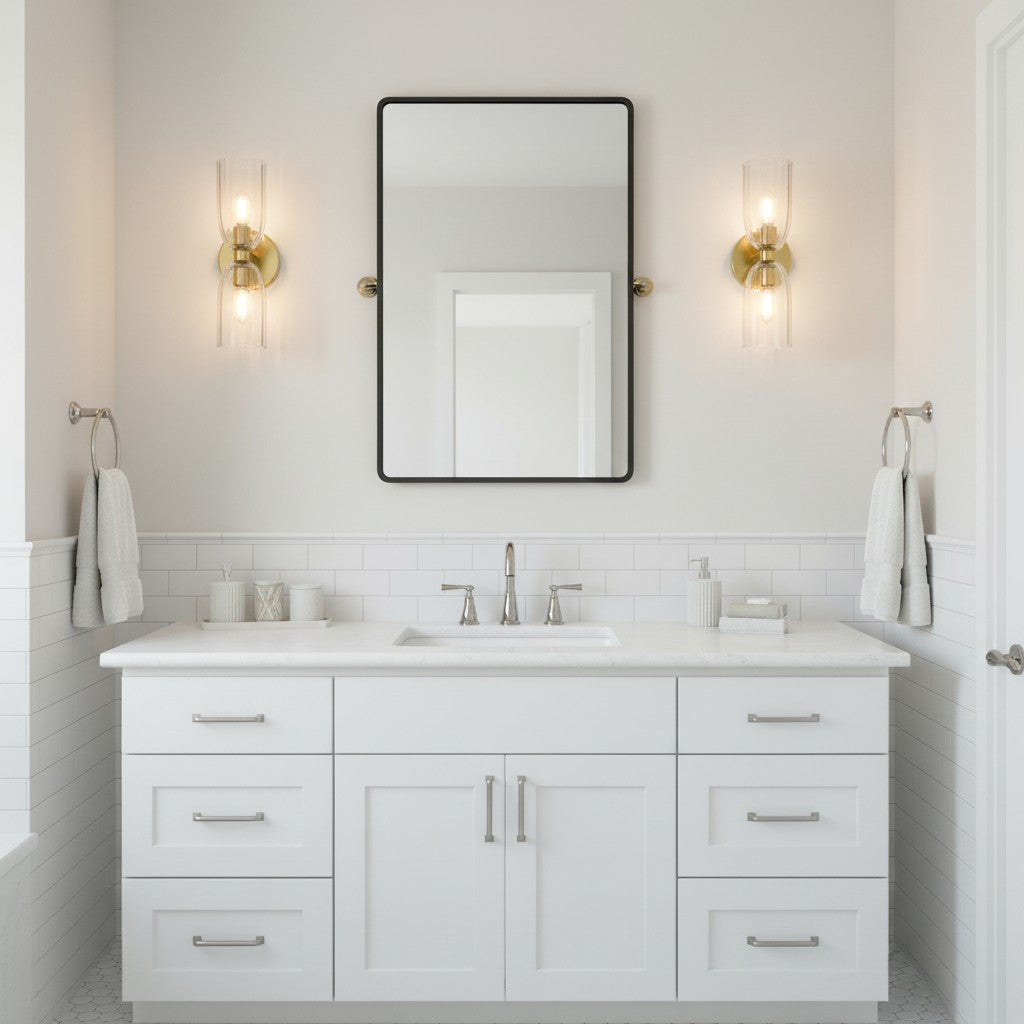 Applique murale globe minimaliste Vega Glass Éclat doux diffusé Disponible en une ou deux lumières