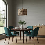 Charger l'image dans la visionneuse de la galerie, Abat-jour tambour Wildlux à motif léopard – Abat-jour décoratif en tissu pour intérieurs domestiques