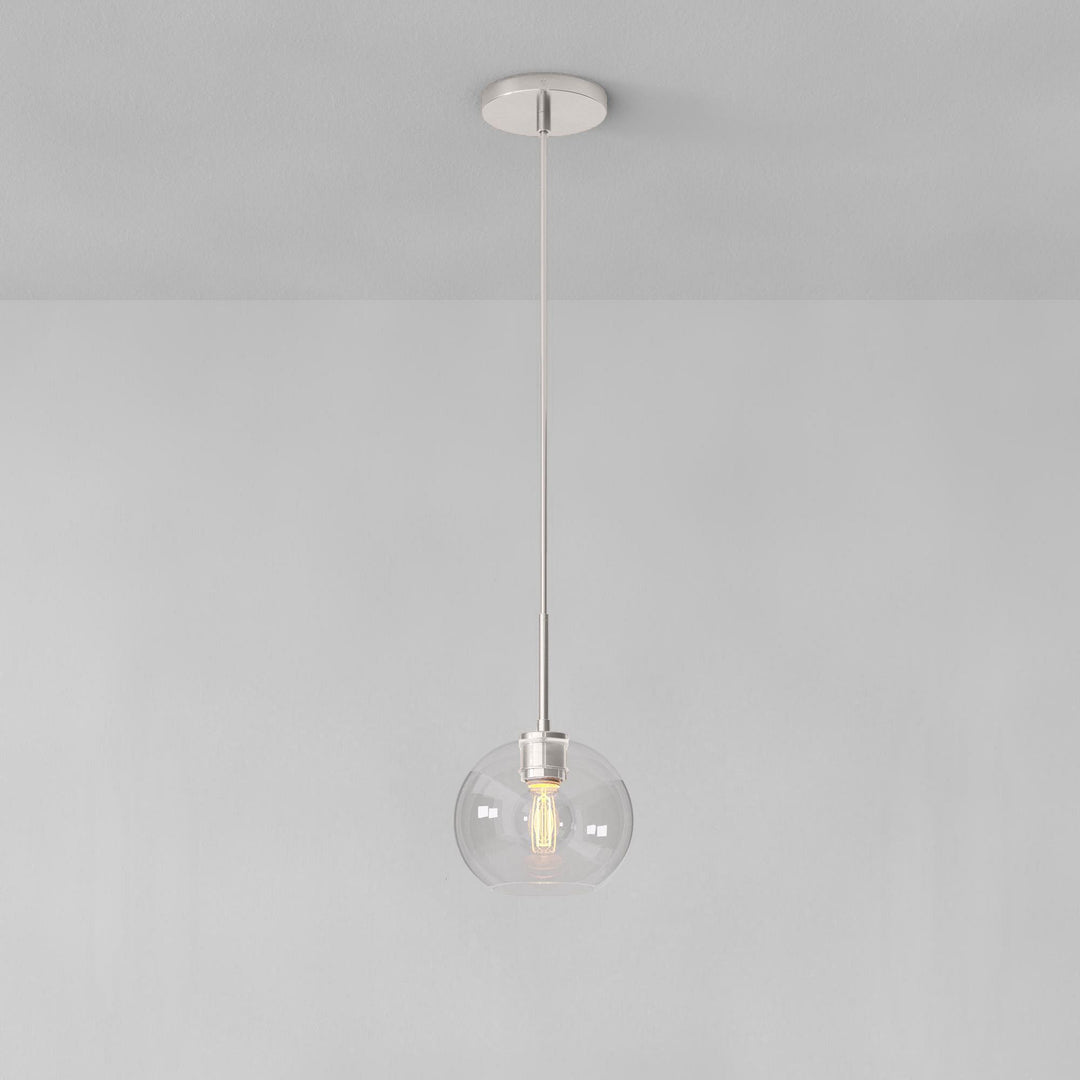 Selvion Sculptural Globe Pendant Light - Modern Glass Pendant Lamp - Sleek Design