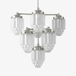 Load image into Gallery viewer, Tierlux Glass Multi-Tiered Glass Modern Pendant for Living &amp; Dining
