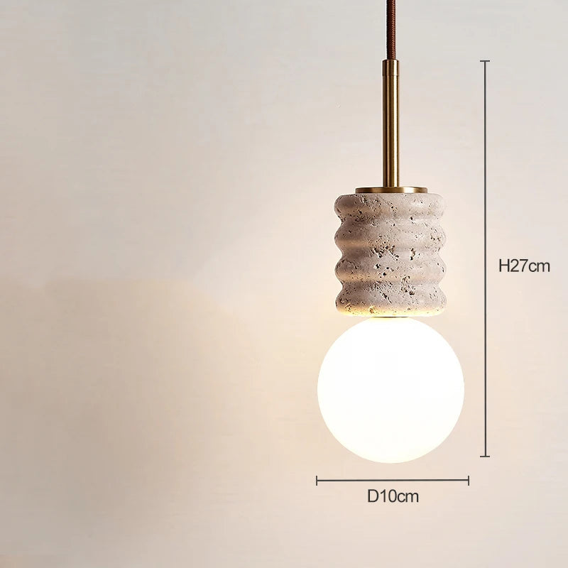 LED Kronleuchter Moderne Stein Nachttisch Pendelleuchte