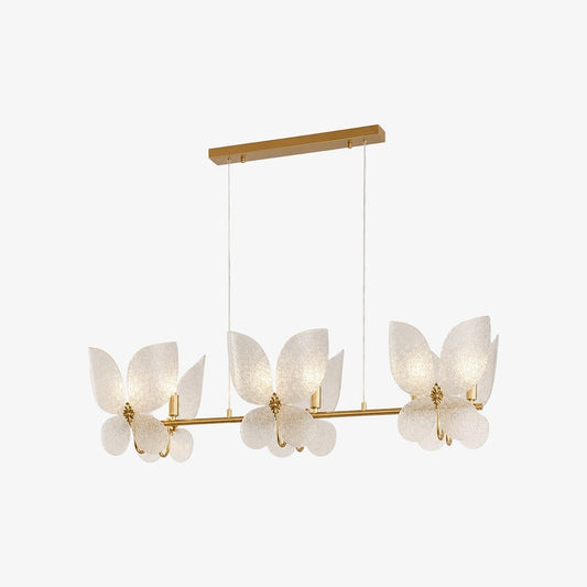 Lámpara de araña artística Lucenda Mariposa - Lámpara de araña retro francesa para isla de cocina