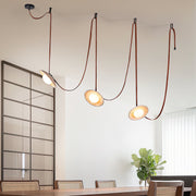 Light Rail Leder Pendelleuchte