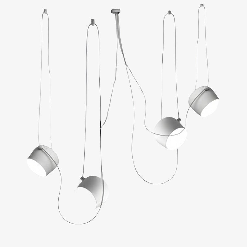 Axiomorna Minimalistische Verstelbare Moderne Hanglamp - Strakke LED Hanglamp voor Elke Ruimte N02