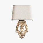 Carica l'immagine nella visualizzazione Galleria, Rustic French Fabric Wall Lamp