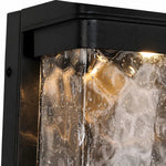 Załaduj obraz do przeglądarki galerii, Close-up of clear textured shade inside black frame