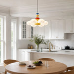 Cargar imagen en el visor de la Galería, Flower pendant lamp in an open kitchen dining room