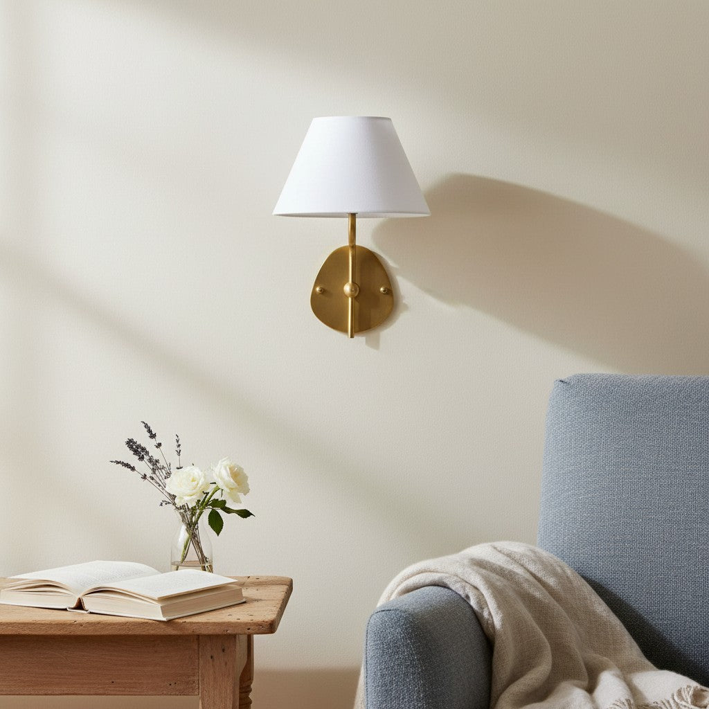 Luvora Vertical Drum Contemporary Wall Light for Living Room & Hallway