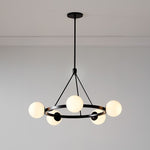 Load image into Gallery viewer, Brelia Round Light Chandelier - Modern Globe Chandelier in Stylish Design
