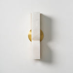 Bild in die Galerieansicht laden, Rechteckige Alabaster-Wandleuchte