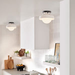 Load image into Gallery viewer, Hanton Modern Flush Mount Ceiling Light - Metal Minimalist Fixture
