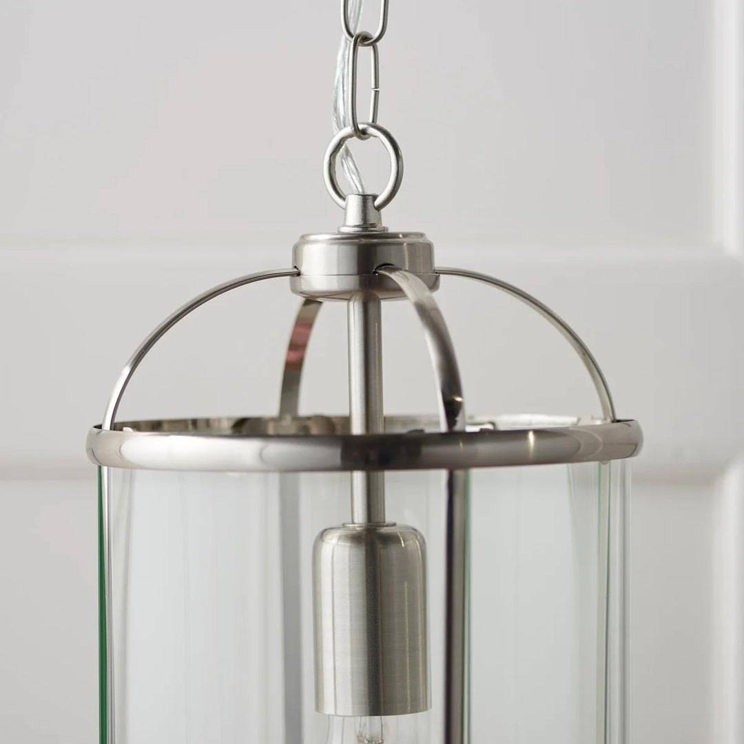 Suspension en verre Luxvana en forme de cloche - Luminaire style lanterne industrielle pour cuisine