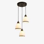 Cargar imagen en el visor de la Galería, Round canopy three-light pendant SKU