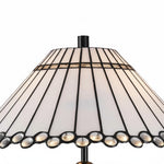 Załaduj obraz do przeglądarki galerii, TF Allanton Stołowa Lampa Stożkowa - Vintage Geometryczne Szkło do Szafki Nocnej i Gabinetu