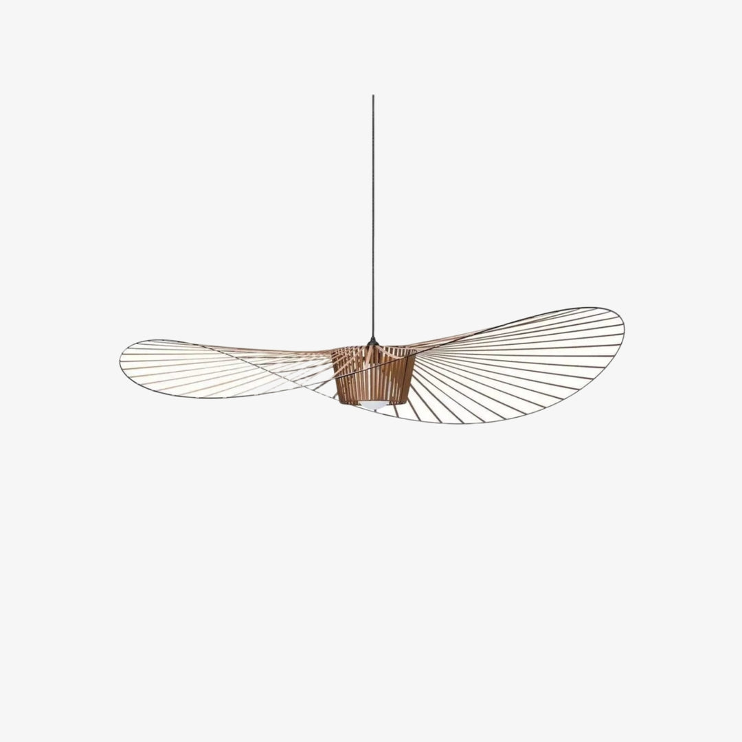 Spirava Moderne Stro Hanglamp – Minimalistische Sculpturale Plafondlamp voor Woonkamer N50