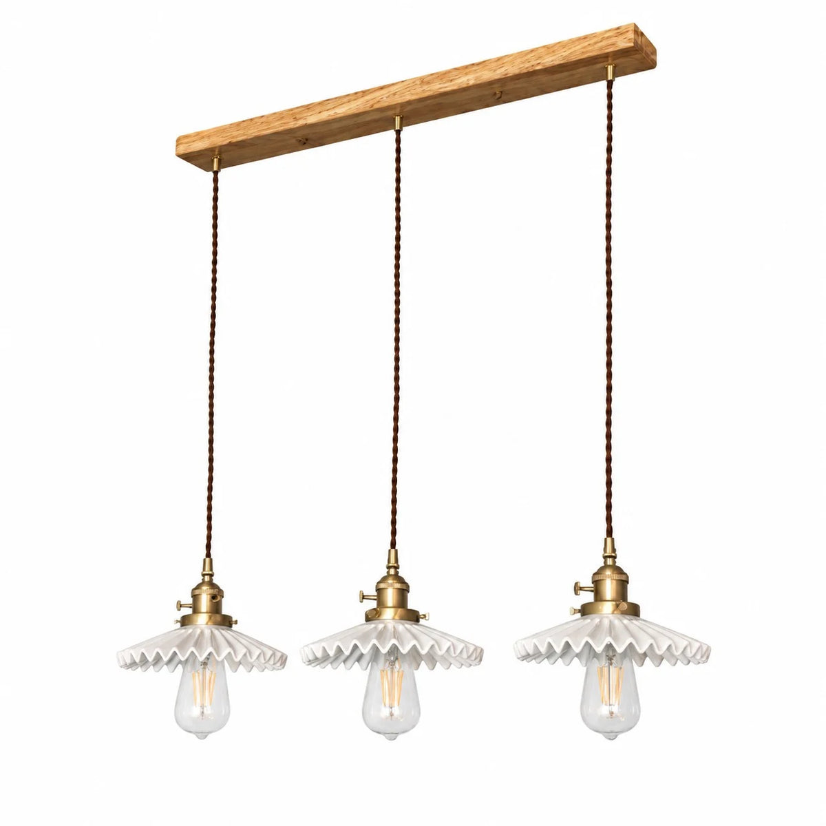 pleated ceramic pendant light 05