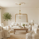 Afbeelding laden in galerijweergave, Lirra Vintage Transparante Glazen Koepel Hanglamp - Klassieke Industriële Stijl voor Entree U10