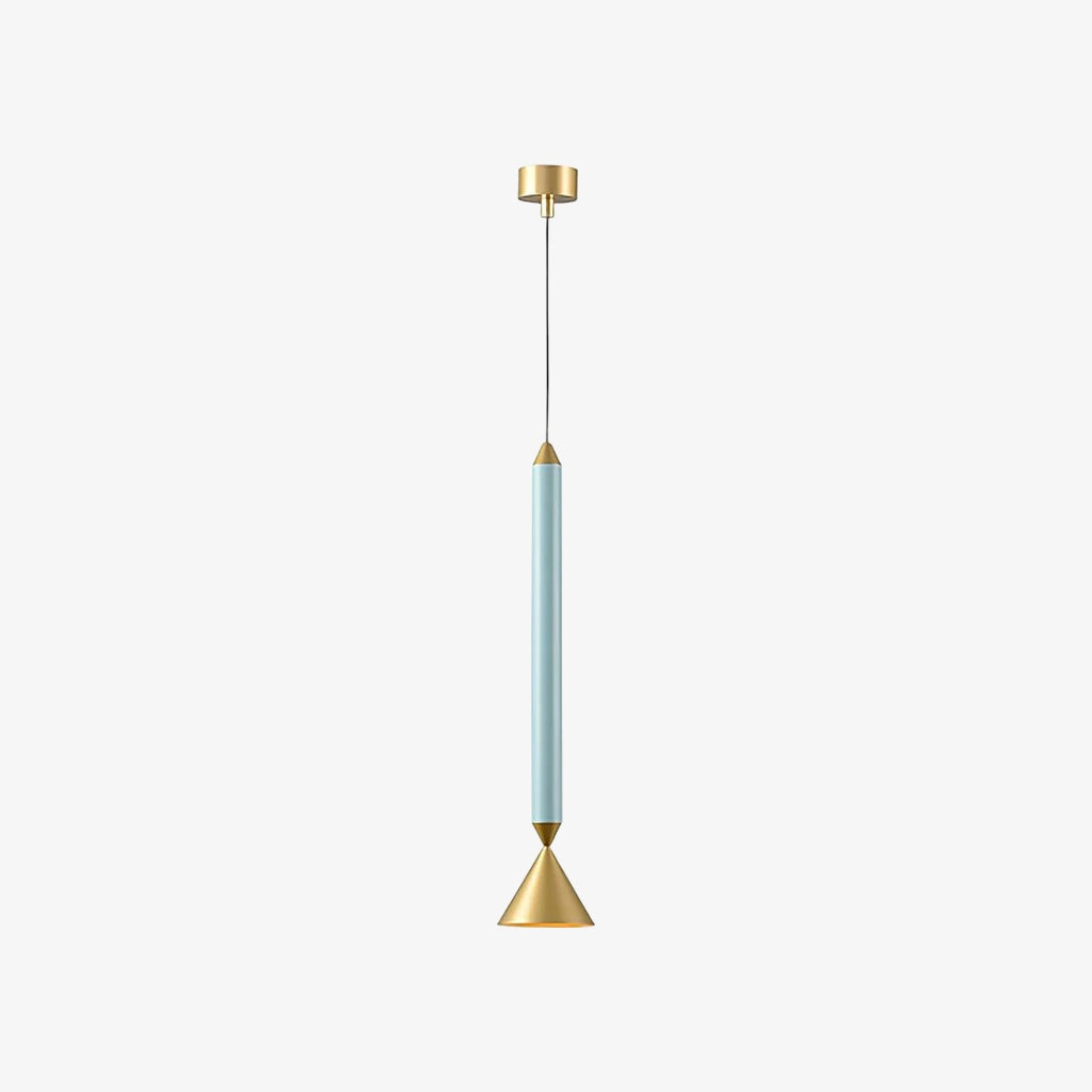 Vertara Minimal Cone Pendant Light – Sleek Architectural Hanging Lamp for Dining and Kitchen