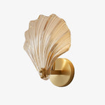 Afbeelding laden in galerijweergave, Shellora Stijlvolle Schelp Wandlamp – Sculpturale Glas- en Metaal Wandlamp voor Thuis N44