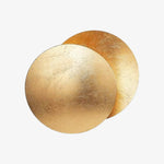 Afbeelding laden in galerijweergave, Discola schijf wandlamp – modern koperen halo ontwerp met ronde kap voor woonkamer of slaapkamer N20