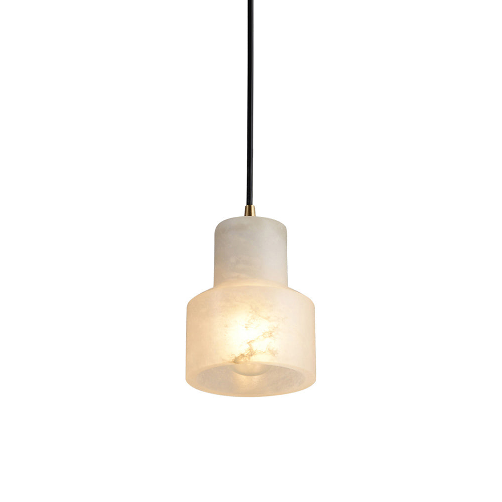 Lampa wisząca Millson z alabastru