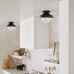 Load image into Gallery viewer, Hanton Modern Flush Mount Ceiling Light - Metal Minimalist Fixture
