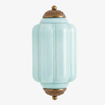 Load image into Gallery viewer, Eloise Brass Wall Sconce – Elegant Milk Glass Vintage Lighting
