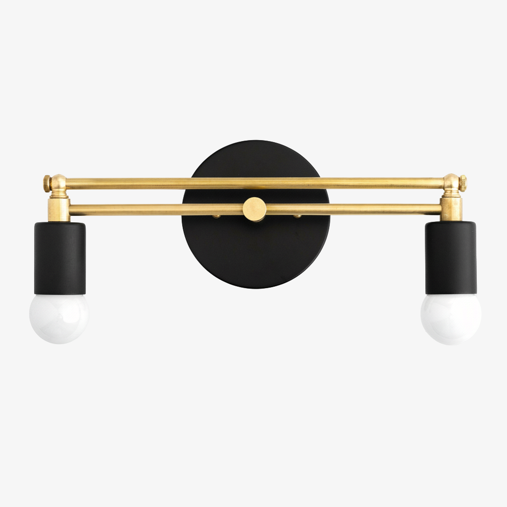 Mobilux Line Modern Vanity Light - Bathroom Wall Fixture in Art Deco Style
