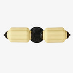Load image into Gallery viewer, Eloise Brass Wall Sconce – Elegant Milk Glass Vintage Lighting
