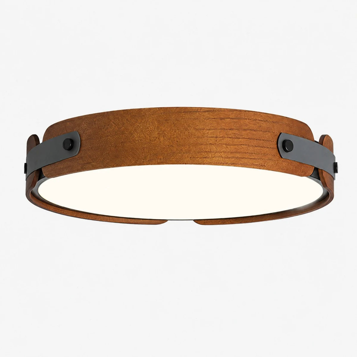 Walnut Full Spectrum Flush Mount Ceiling Light