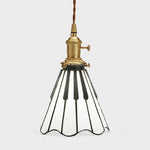 Charger l'image dans la visionneuse de la galerie, Single fluted shade piano note pendant light